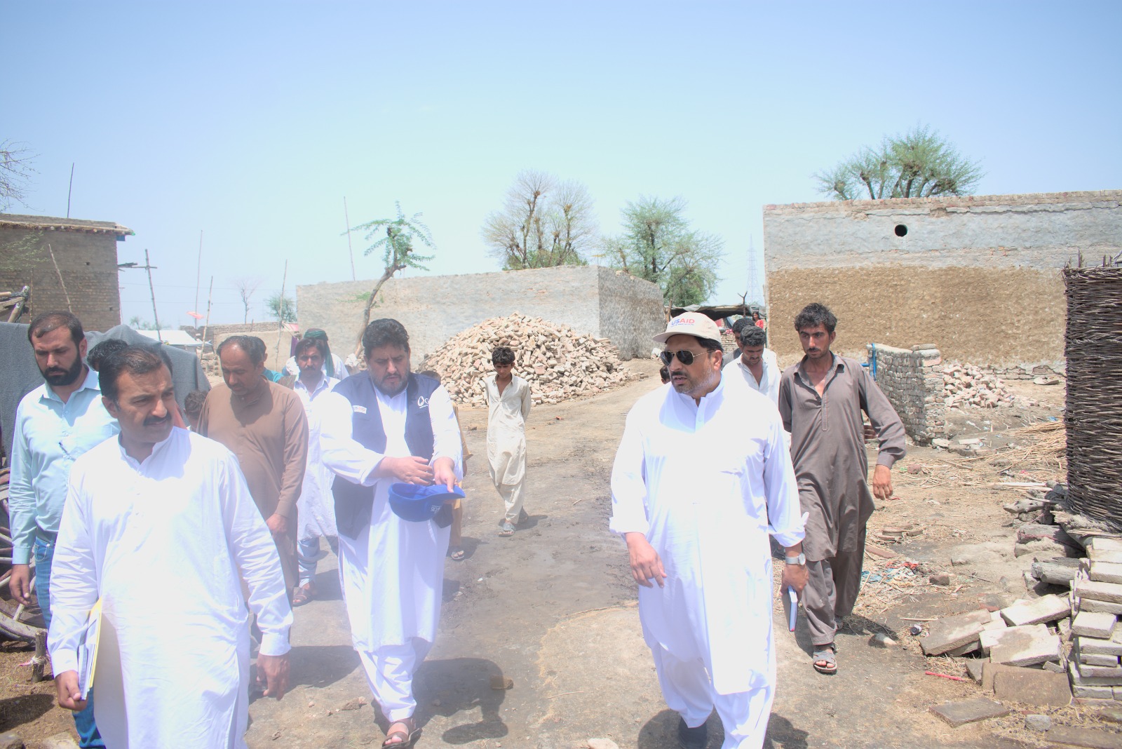 MEHER team on a field monitoring visit