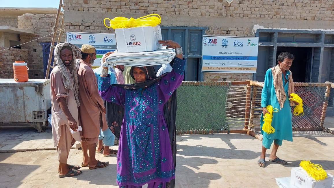 Relief kit distribution